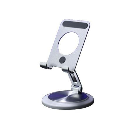Soporte para celular Corporativos S&T For Business Aluminio Giro 360° JHZ8 Silver-Tablet
