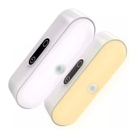 Luz Led S&T Recargable S-Movimiento Portable Iman Night Light 5 Colores SG48Pro