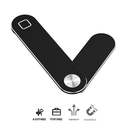 Soporte Holder de Celular PLaptop Corporativos Aluminio HS610 BLACK