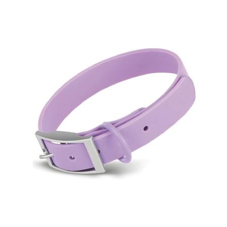 Collar Para Perros PVC Impermeable Lila - Talla S