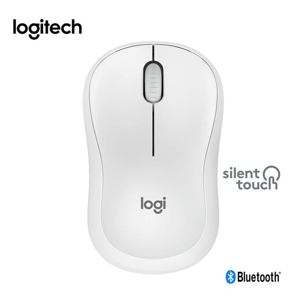 Mouse Inalámbrico Logitech M240 Blueth Silent Touch ambidextro Blanco