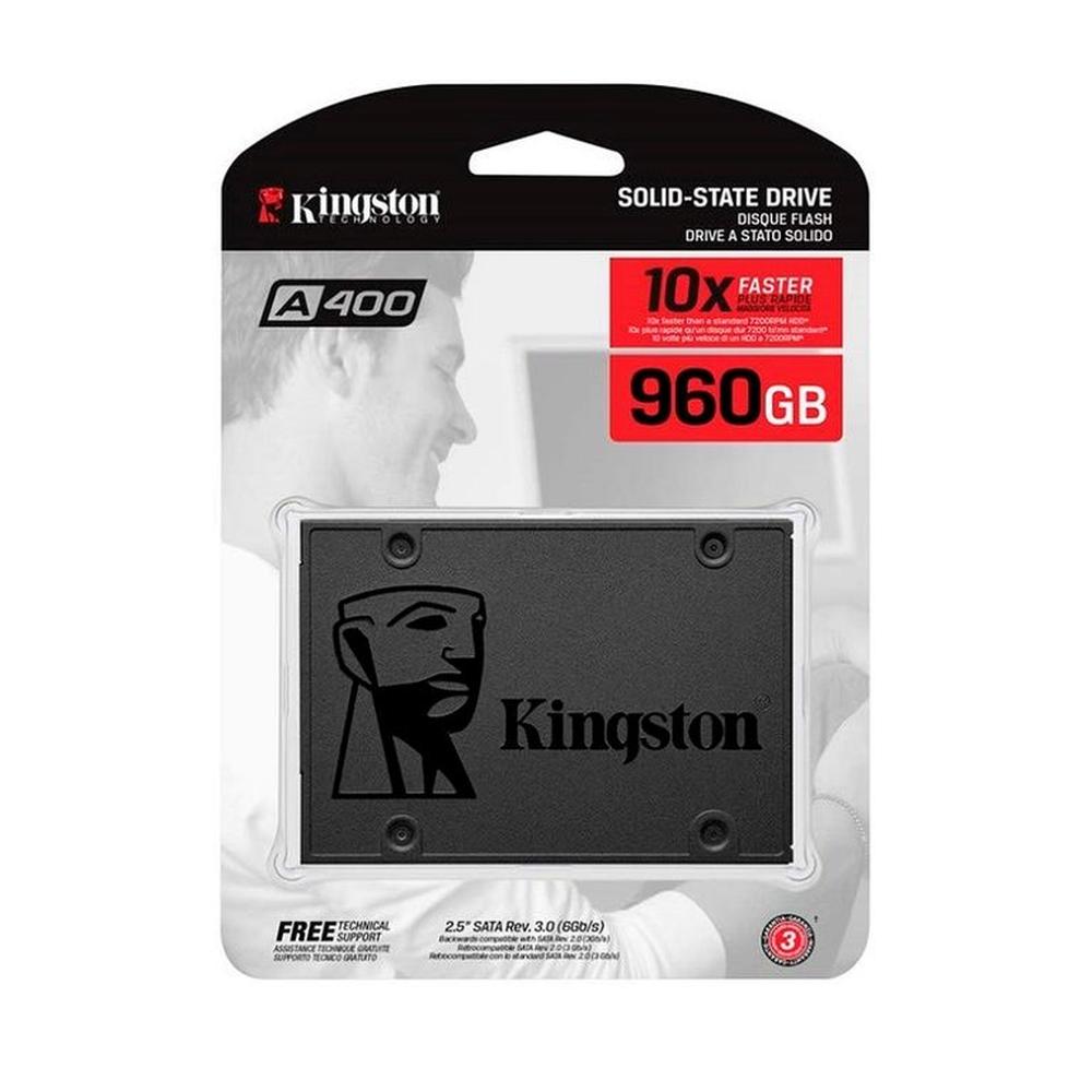 Disco Duro Interno Solido SSD Kingston SA400S37 960GB SATA