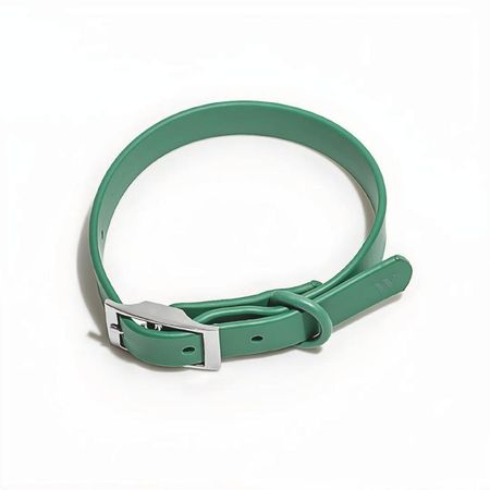 Collar Para Perros PVC Impermeable Verde - Talla M