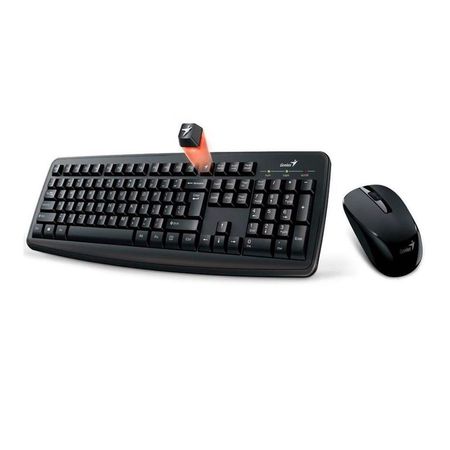 Kit Teclado Y Mouse Genius Multimedia Wireless Smart Km-8100 Negro