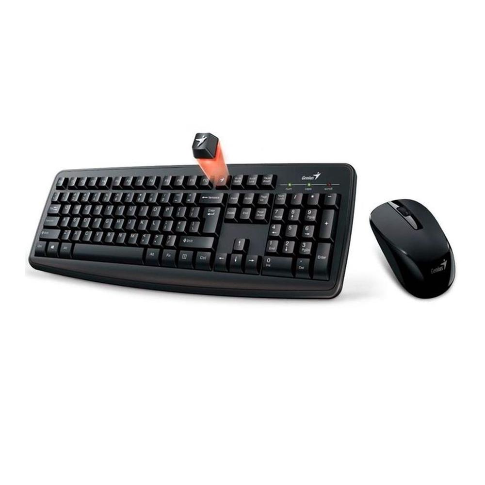 Kit Teclado Y Mouse Genius Multimedia Wireless Smart Km-8100 Negro