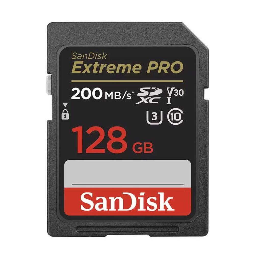 Sandisk Memoria SD Extreme Pro 128GB 4k UHS-I C10 U3 200mbs