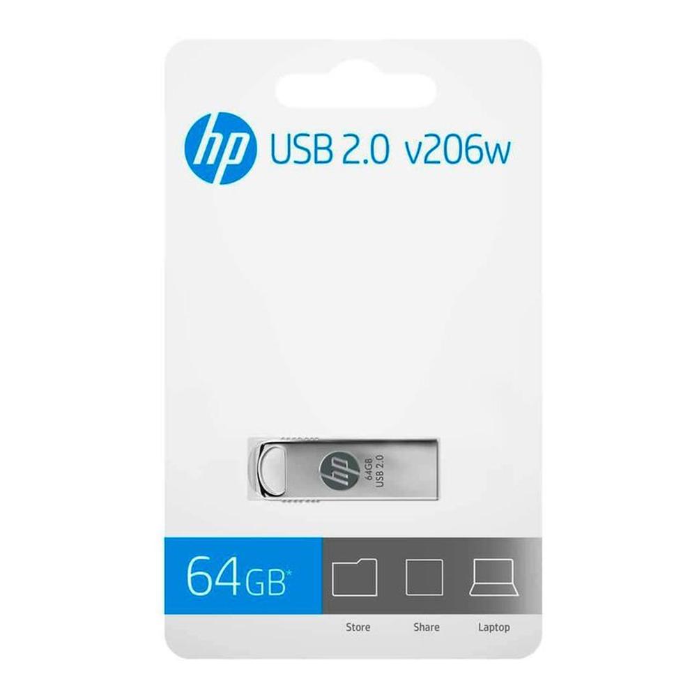 Memoria USB HP 64GB V206W Metal