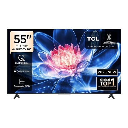 Televisor TCL 55 Qled 4k 55T6C Google Tv