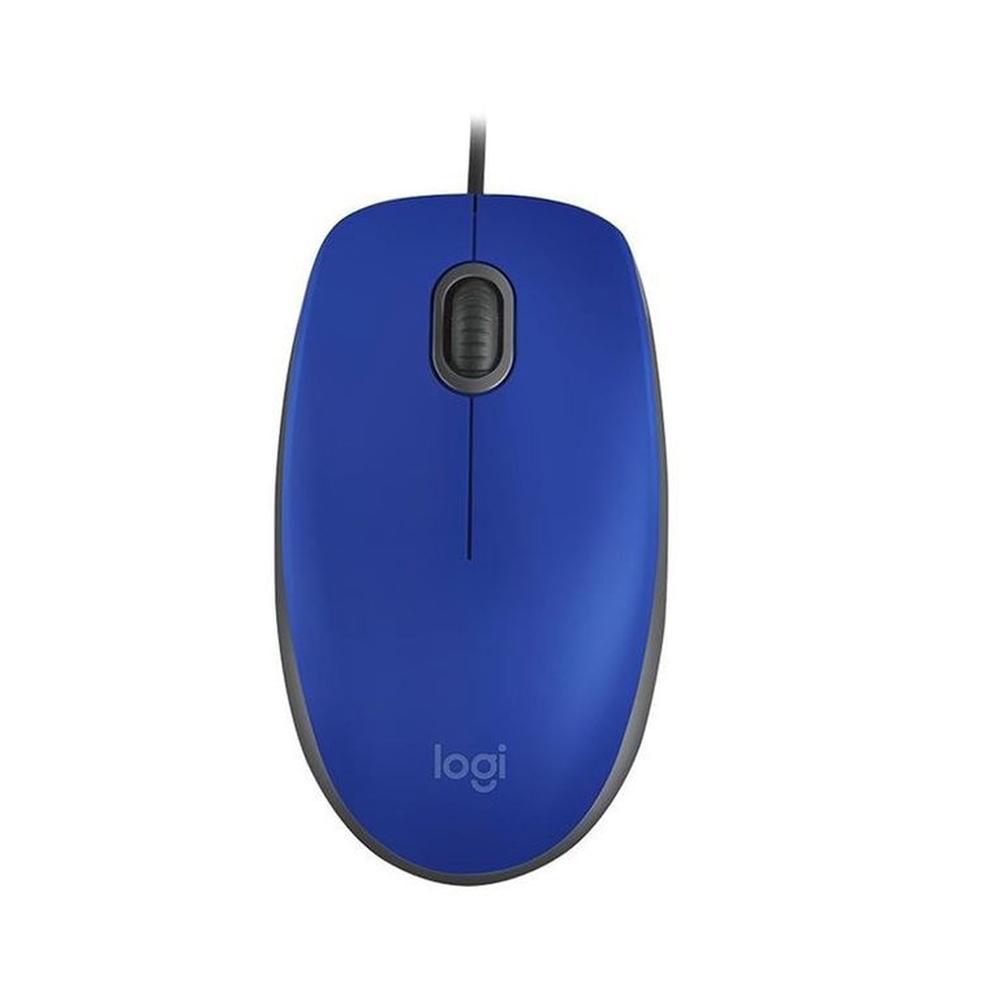 Mouse Logitech Optico Silencioso M110 Azul