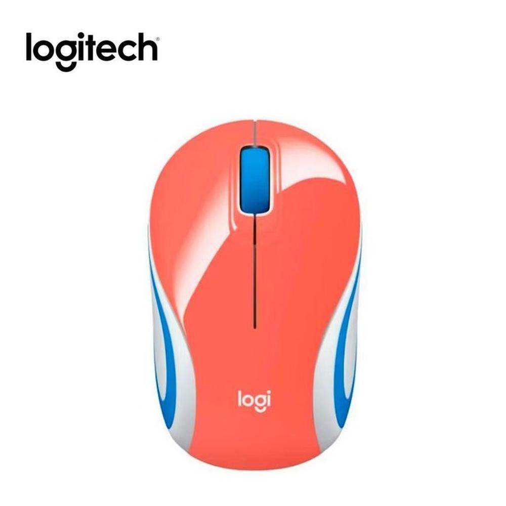 Mouse Logitech M187 Mini Wireless Refresh Coral