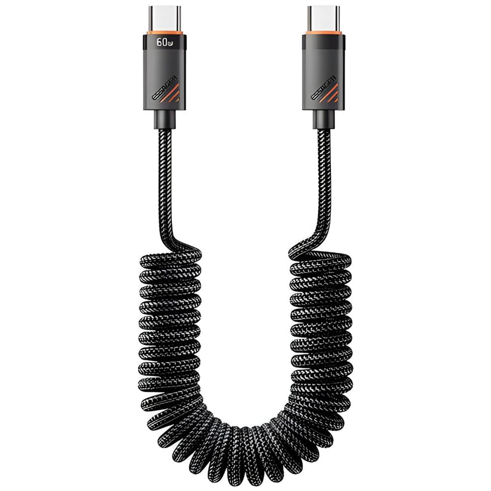 ESSAGER Cable de Carga Rápida 3A60W Tipo C para autos