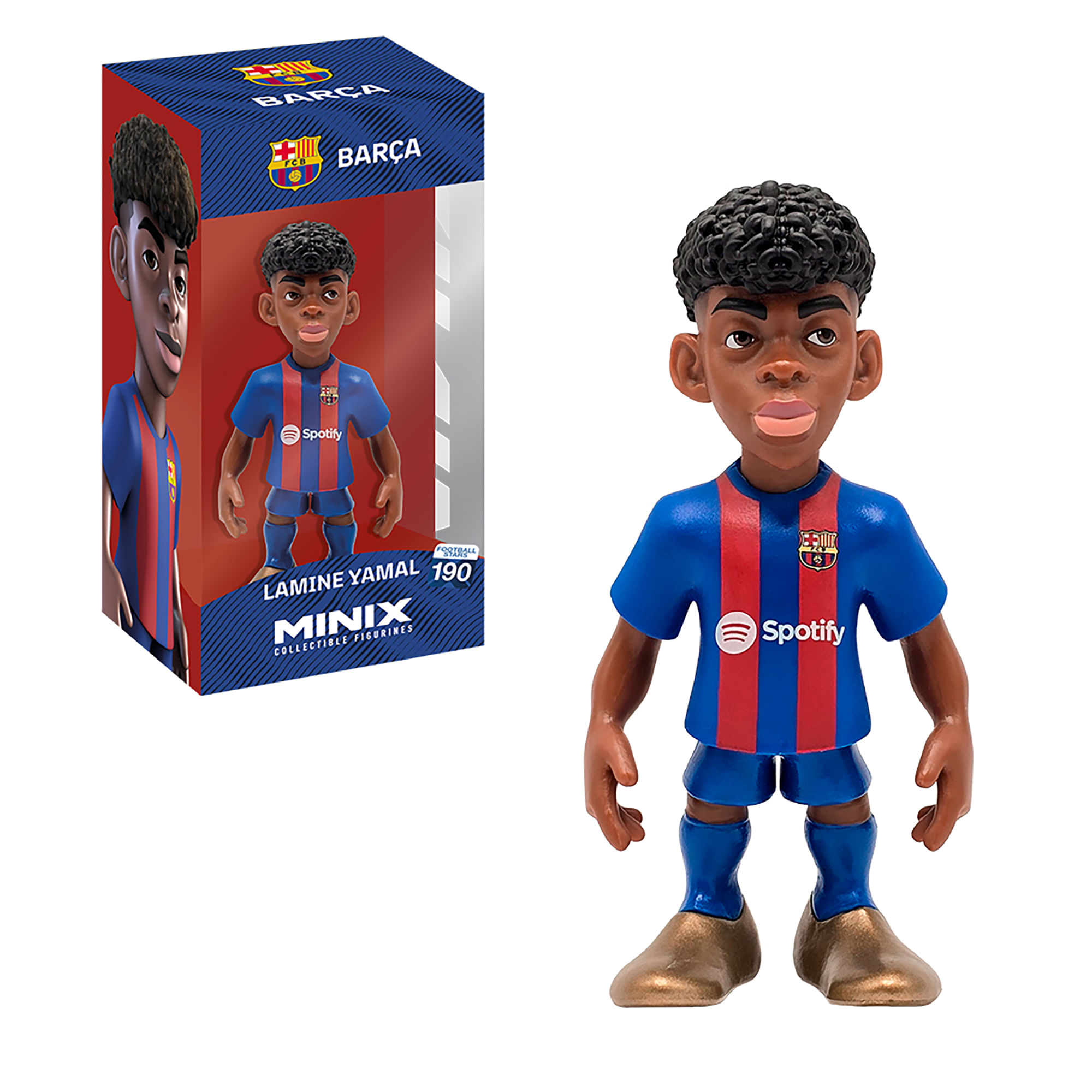 Figura coleccionable de Lamine Yamal Barcelona MINIX 12cm