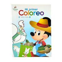 Libro Mi primer coloreo Mickey DISTRIBUIDORA GRÁFICA