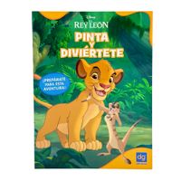 Libro Pinta y diviértete con El Rey León DISTRIBUIDORA GRÁFICA