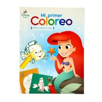 Libro Mi primer coloreo La Sirenita DISTRIBUIDORA GRÁFICA