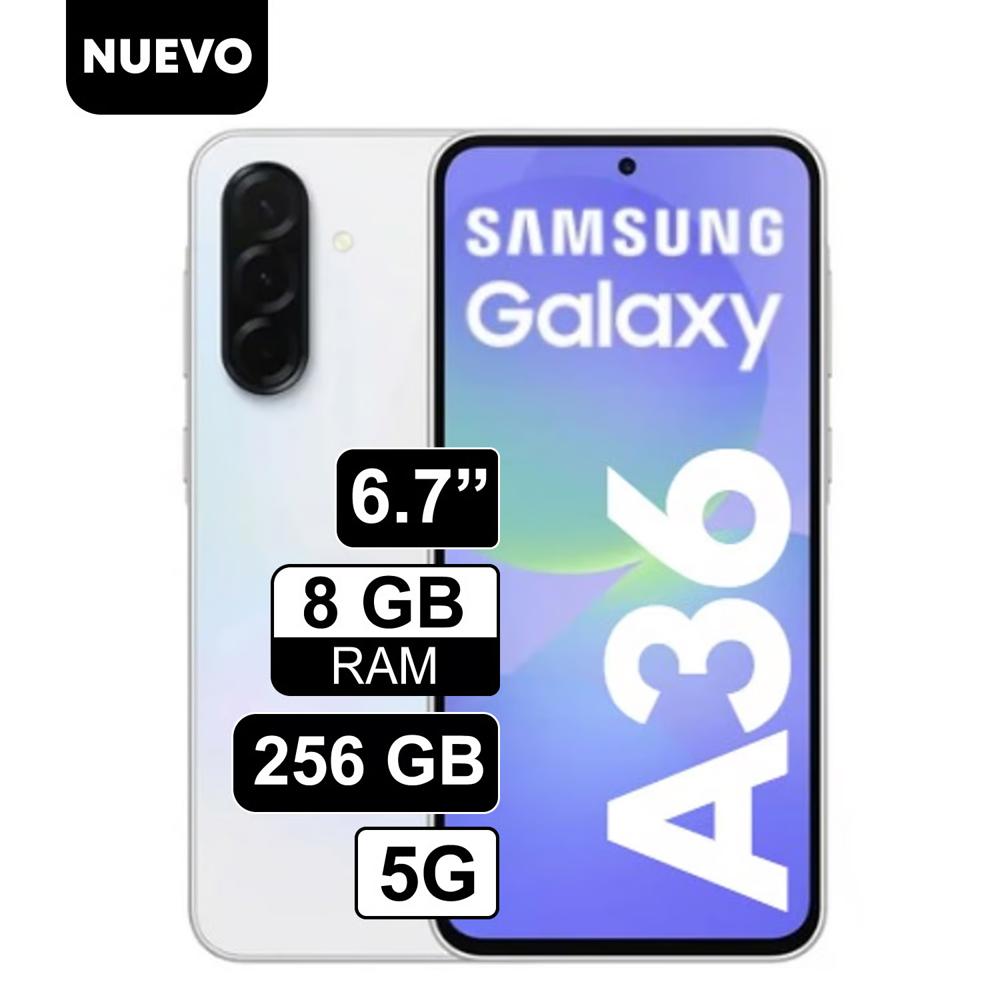 Celular Libre Samsung Galaxy A36 67 256GB 8GB RAM Blanco