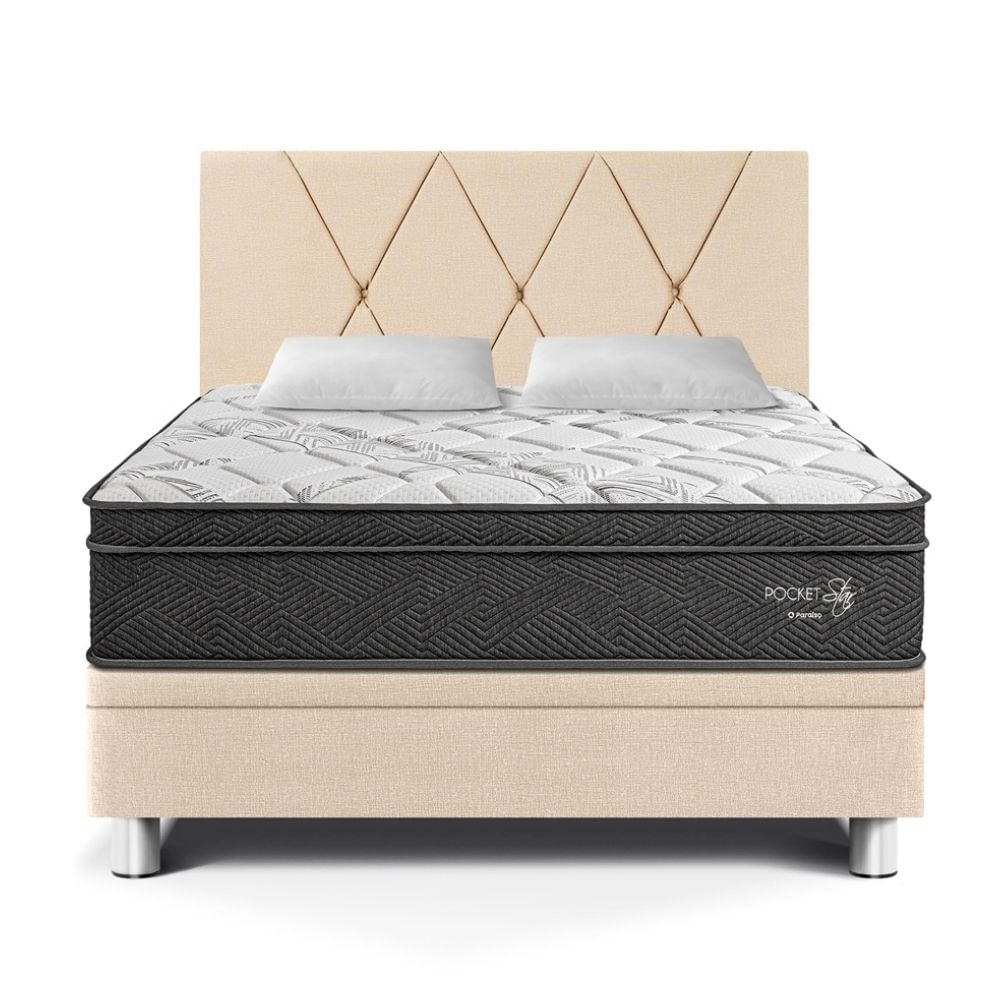Dormitorio Boxet Paraíso Pocket Star 2 Plazas Champagne
