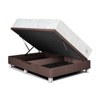 Cama Boxet Paraíso Pocket Max Queen Chocolate