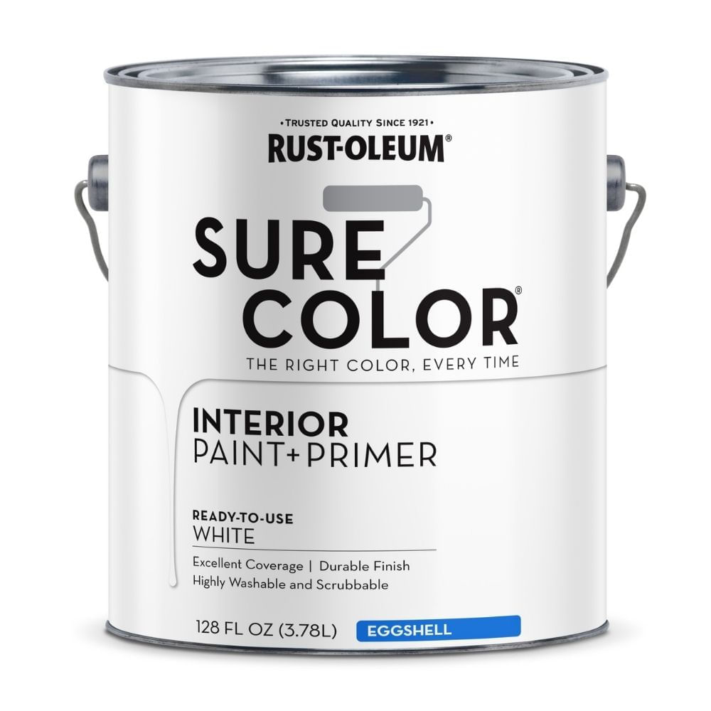 Pintura Látex Sure Color Interior Blanco 1 galón Rust Oleum
