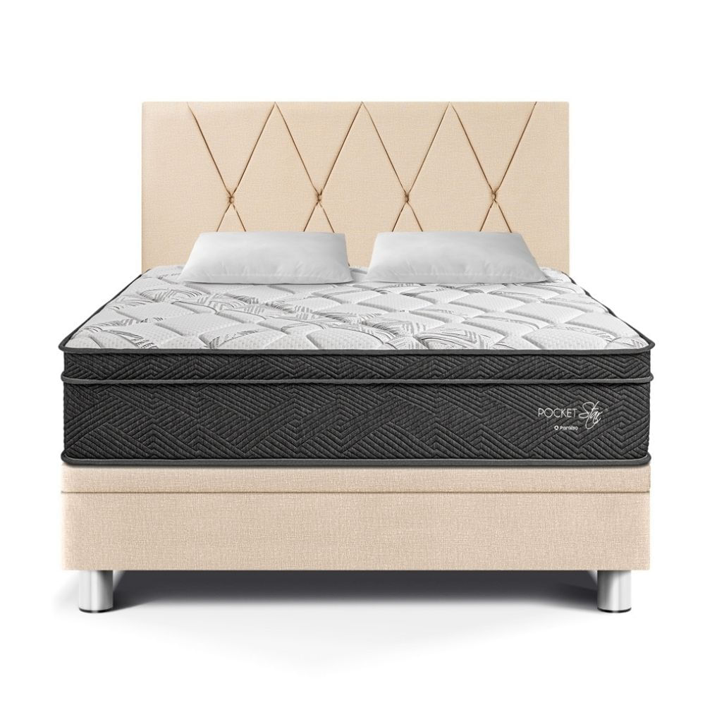 Dormitorio Boxet Paraíso Pocket Star Queen Champagne