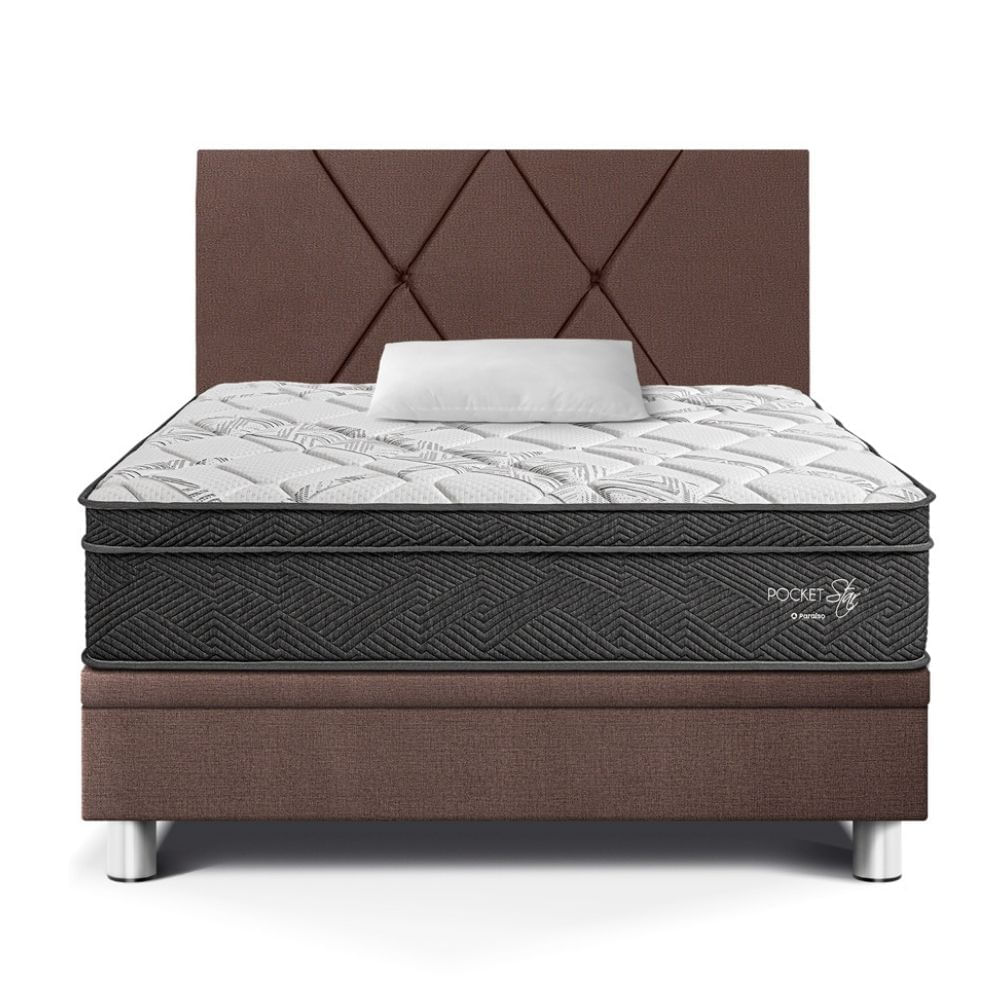 Dormitorio Boxet Paraíso Pocket Star 1.5 Plazas Chocolate