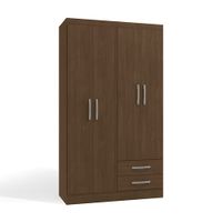 Ropero Cali 4 Puertas 2 Cajones 2 Repisas MDP Jacaranda Orange
