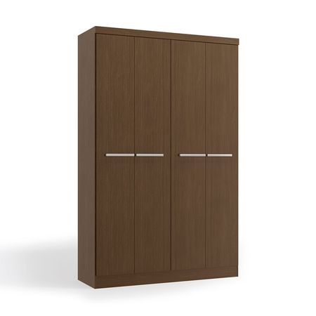 Ropero Oslo 4 Puertas 1 Cajón 3 Repisas MDP Jacaranda Orange