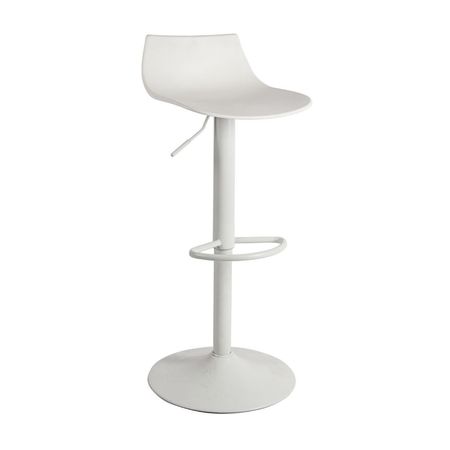 Banco Giratorio para Bar Cairo Polipropileno/Acero Blanco Orange