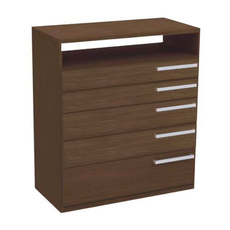 Cómoda Capri Orange 5 cajones Jacaranda Mate de 91cm