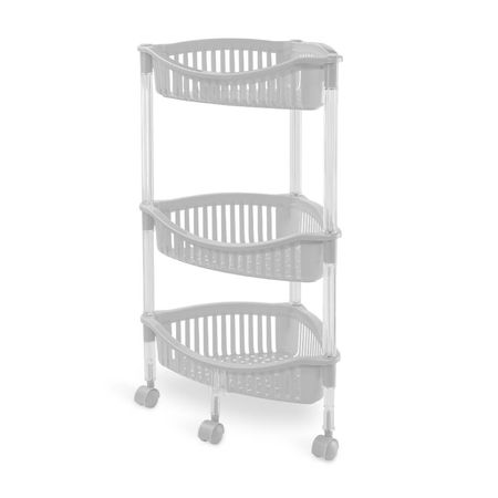 Organizador a Piso Kristal Triangular 3 Niveles Rey