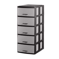 Cómoda Organizadora Polinplast Modelo #5 Marrón Beige