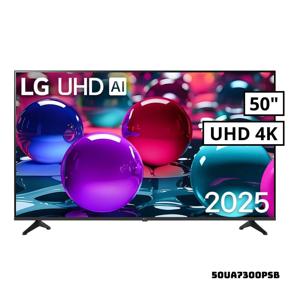 TELEVISOR LG 50 SMART TV AI WEBOS 4K UHD 2025 50UA7300PSB