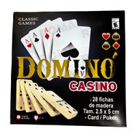JUEGO DE DOMINÓ Y CASINO - JUEGO DE MESA Y CARTAS