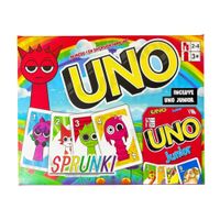 UNO – EDICIÓN SPRUNKI + UNO JUNIOR JUEGO DE CARTAS