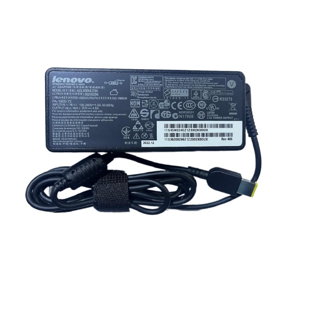 Cargador Para lenovo 20V 4.5A  90W  USB