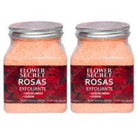 Pack de 2 Exfoliante Corporal de Rosas 500gr - FLOWER SECRET