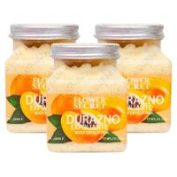 Pack de 3 Exfoliante Corporal de Durazno 500gr - FLOWER SECRET