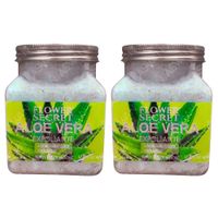Pack de 2 Exfoliante Corporal de Aloe Vera 500gr - FLOWER SECRET