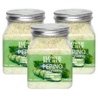 Pack de 3 Exfoliante Corporal de Pepino 500gr - FLOWER SECRET