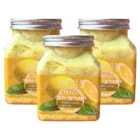 Pack de 3 Exfoliante Corporal de Limón 500gr - FLOWER SECRET