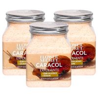 Pack de 3 Exfoliante Corporal de Caracol 500gr - FLOWER SECRET