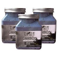 Pack de 3 Exfoliante Corporal de Carbón 500gr - FLOWER SECRET
