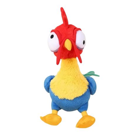 Peluche Gallo Hei Hei Moana Importado - Mide 29 cms