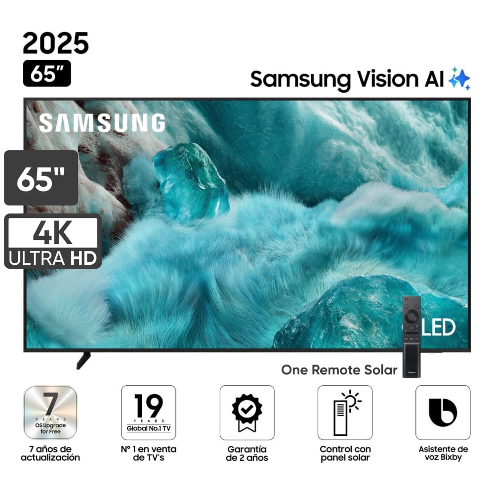 Televisor SAMSUNG QLED 65"" UHD 4K Vision AI Smart TV QN65Q7FAAGXPE