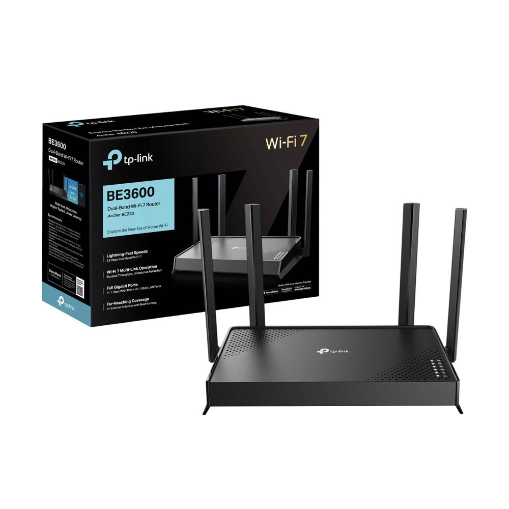 Router Archer Tp-Link Be220 Router Wi-Fi 7 De Doble Banda Be3600