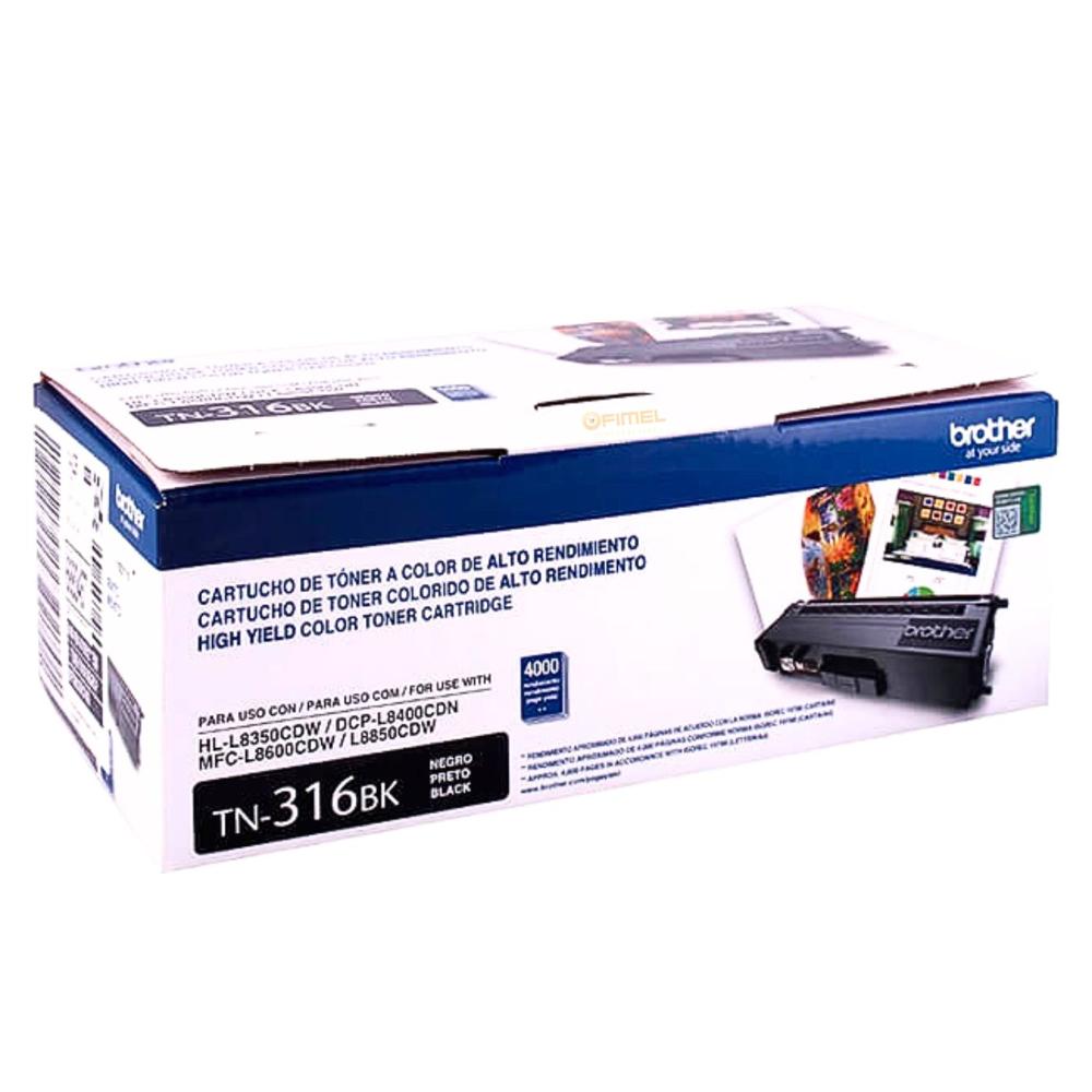 Toner Brother TN-316BK Negro (4000 Pgs)