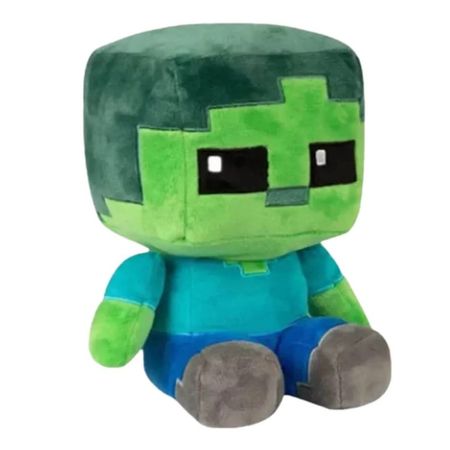 Peluches Zombie Mine Craft Importado - Mide 25 cm alto