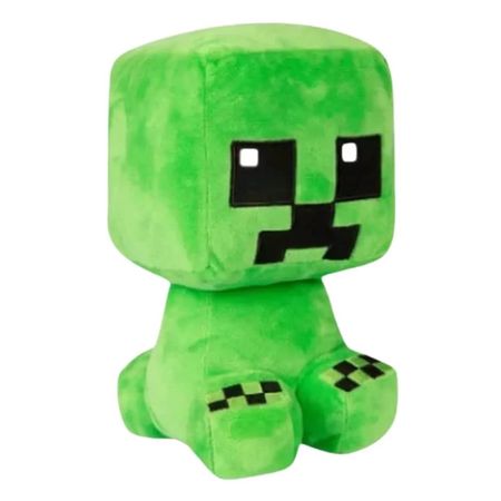 Peluche Creeper Minecraft Importado - Mide 25 cm alto
