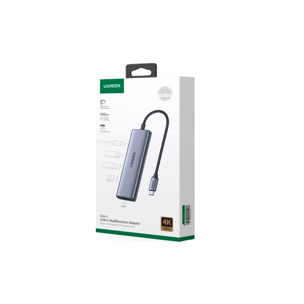 Adaptador Hub Multipuertos 5 en 1 Ugreen Original