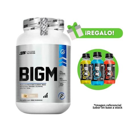 Proteína Bigm 2 Kg Cookies Un  + 3 Xb de regalo
